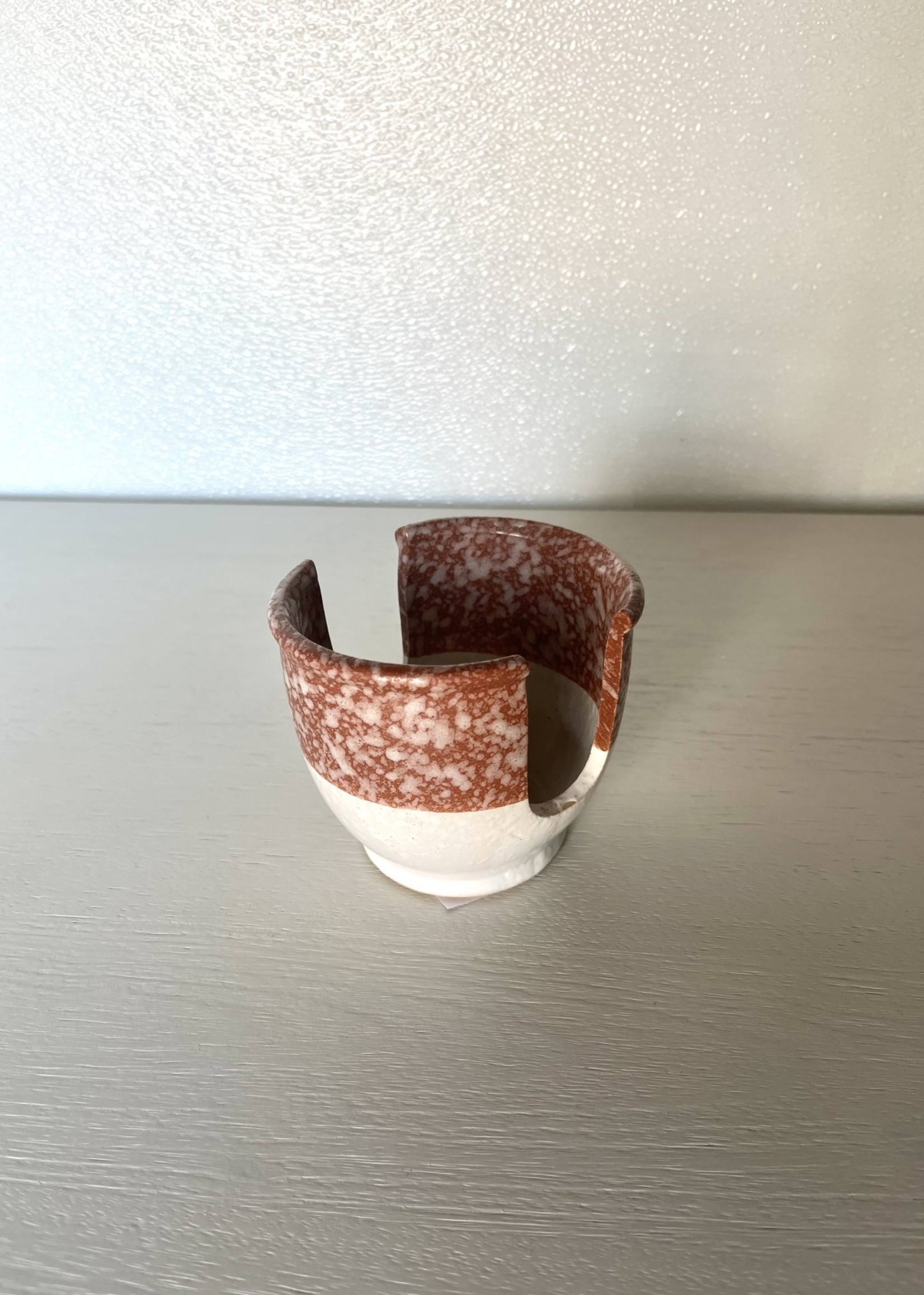 Blush Apothecary Slotted Stoneware Sponge Holder-Terracota