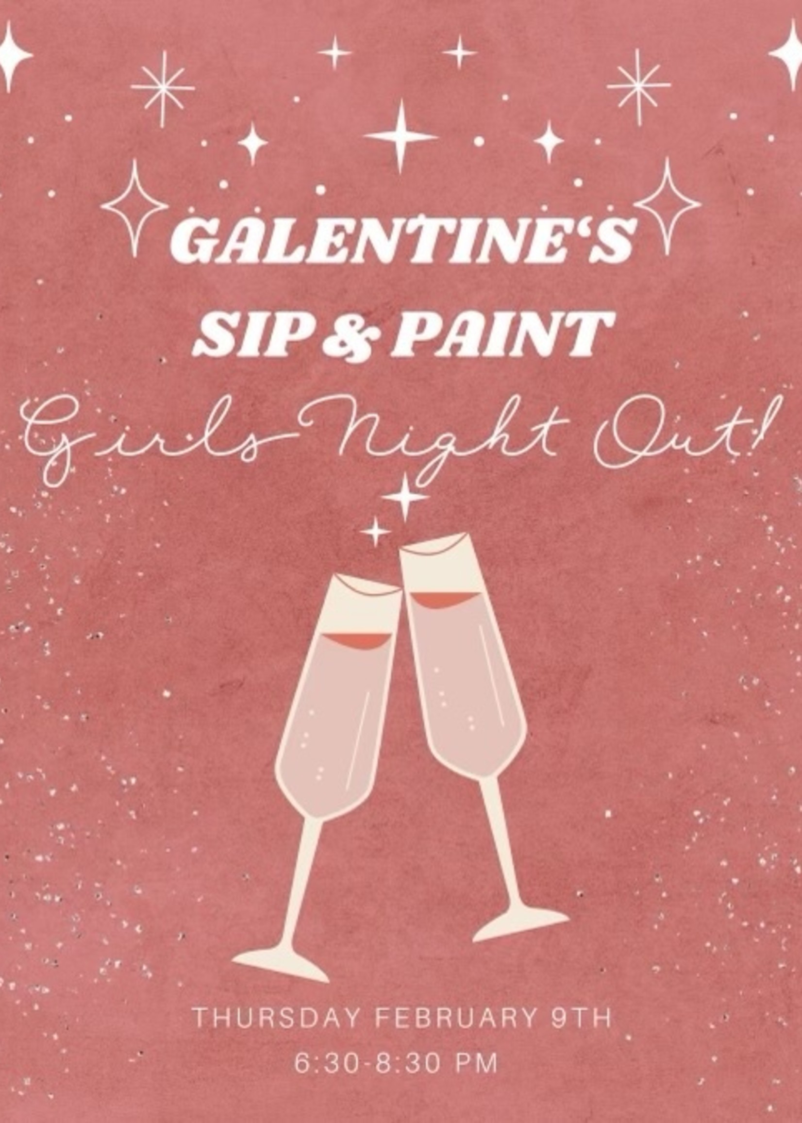 Galentine's Sip & Paint Event