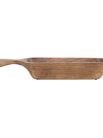 creative co-op Mango Wood Bowl with Handle