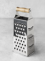 TRUE ACACIA WOOD HANDLED CHEESE GRATER BY TWINE LIVING