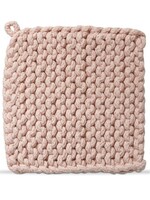 TAG Crochet Trivet Potholder Blush