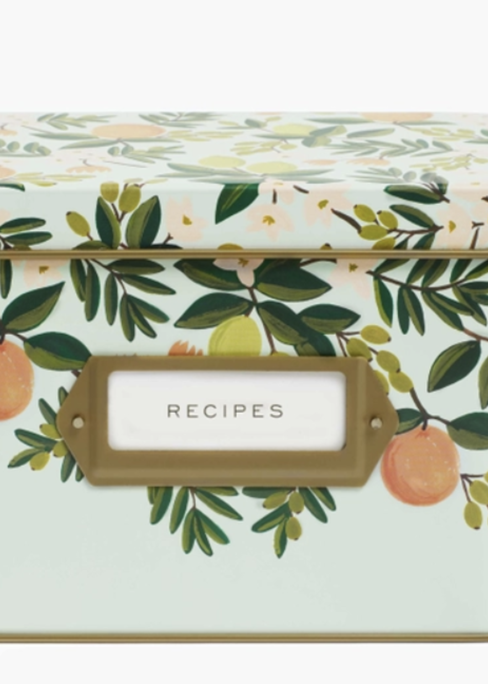 Rifle Paper CO Citrus Floral Recipe Box