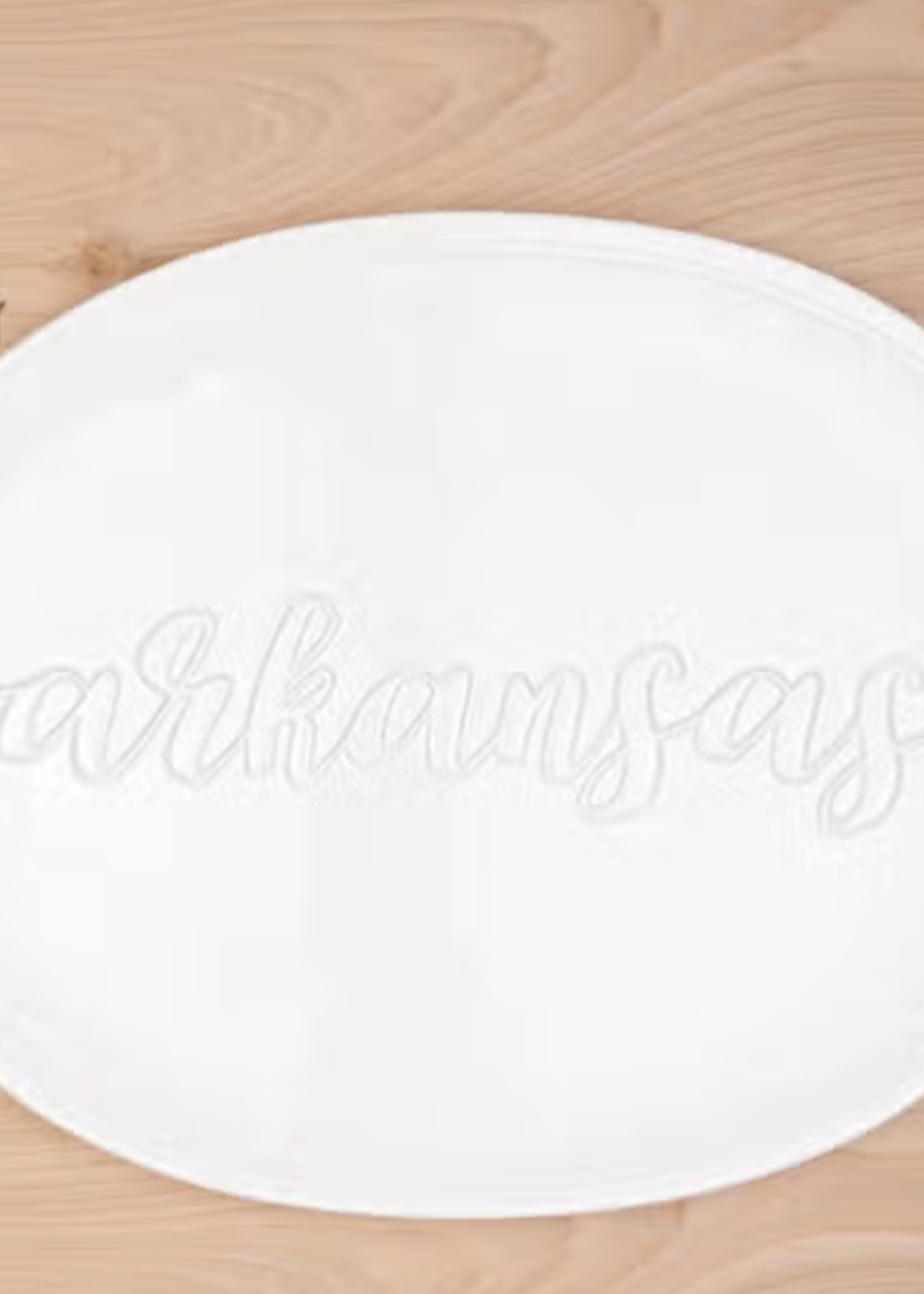 The Royal Standard Arkansas Platter White - 16x12