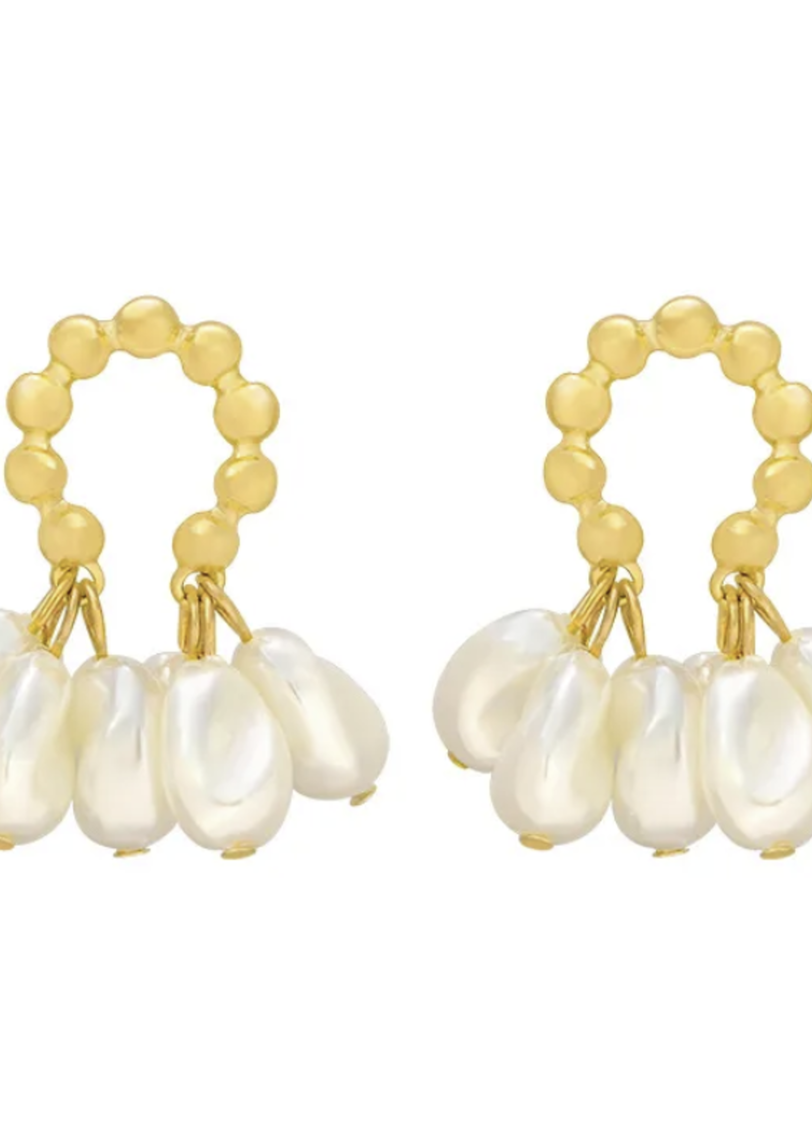 cmarie Multi pearl drop earring