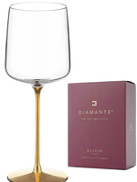 diamante Crystal Red Wine Glass