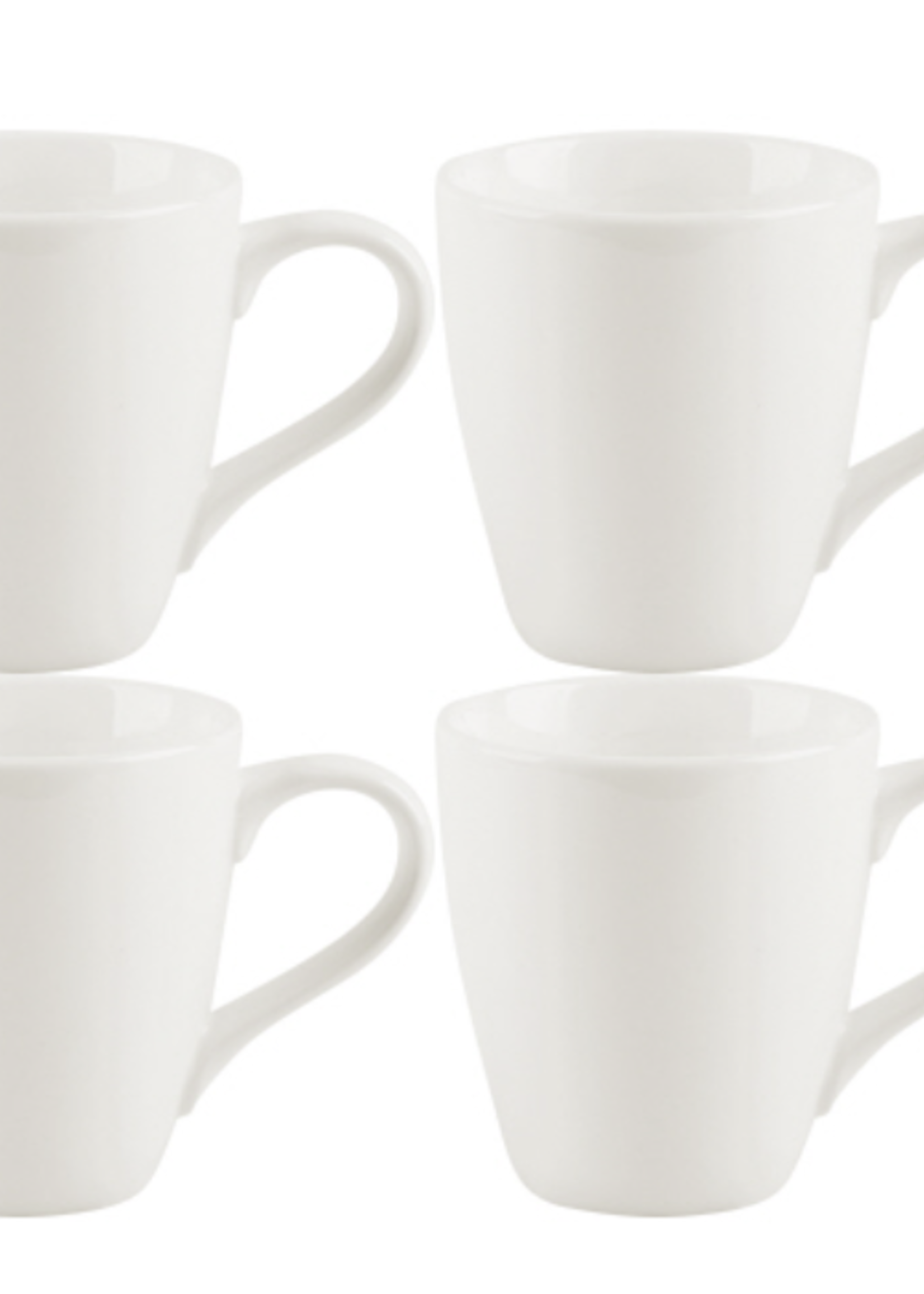 Home Essentials 12 oz Pescara White Porcelain Mug (Sold Separately)
