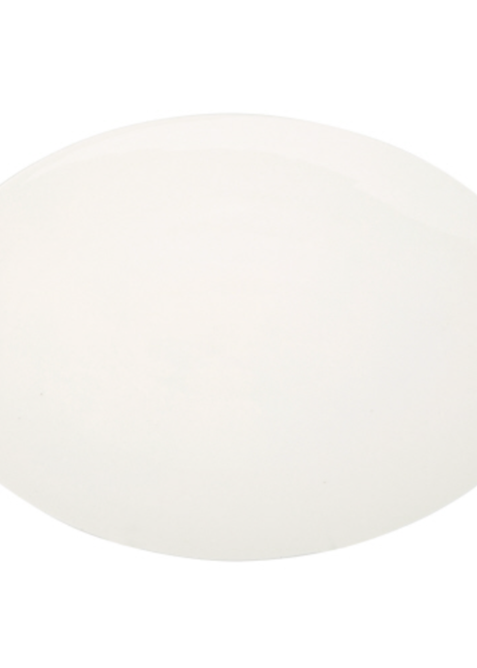Home Essentials 8"H Pescara White Porcelain Coupe Dessert Plate
