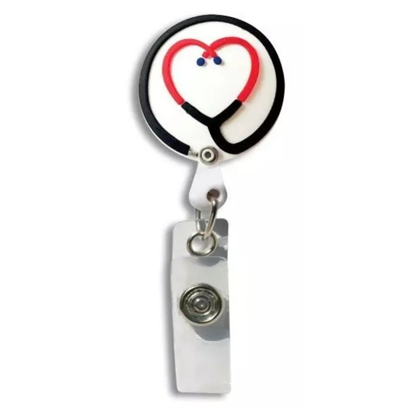 Marie Retractable Identifier, Badge Identification Reel, Badge Reel,  Scissors Keychain, Sanitary Gift, Veterinary Gift 
