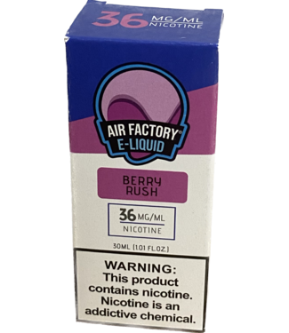 Air Factory 36mg Berry Rush Air Factory Salts