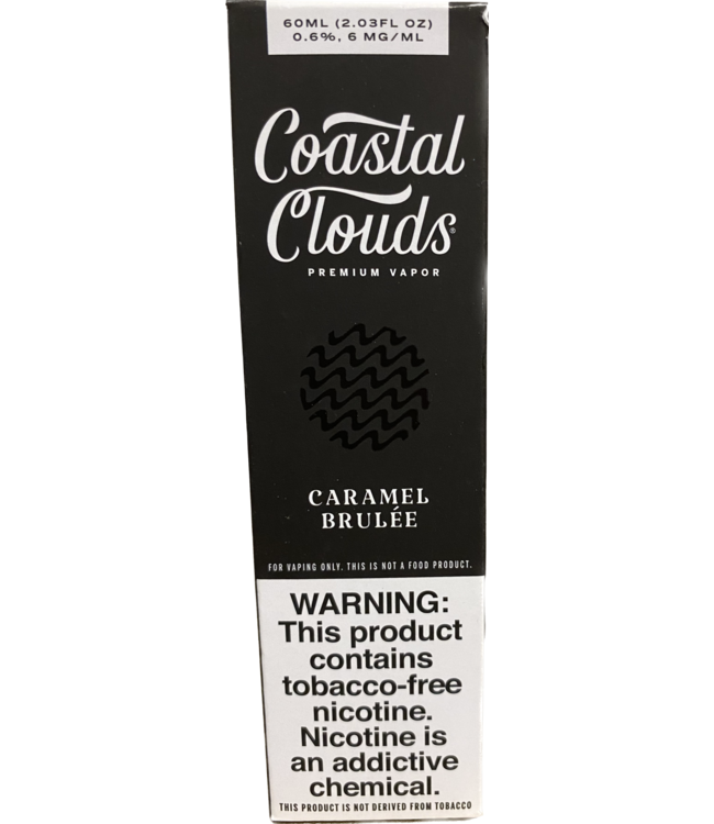 6mg Caramel Brulee by Coastal Clouds  -60mL