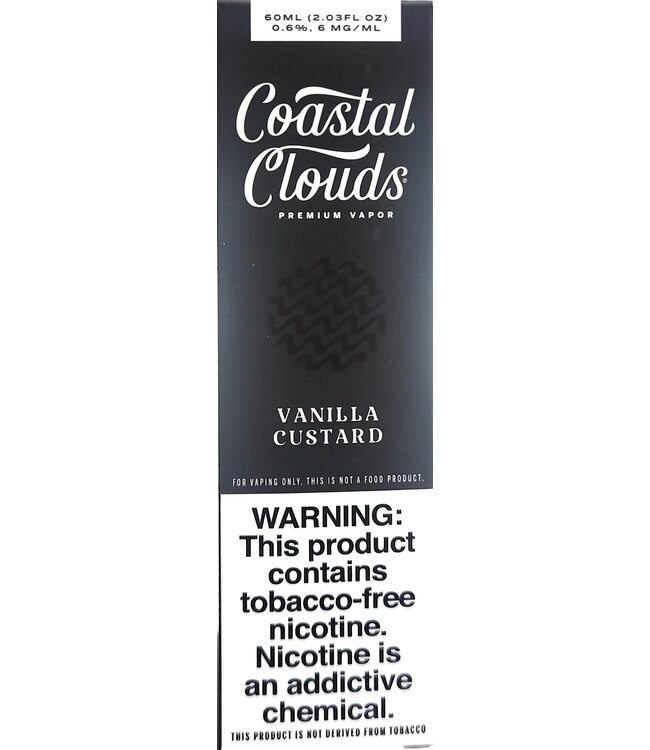 6mg Vanilla Custard Coastal Clouds - 60ml