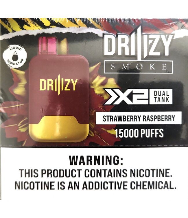 Strawberry Raspberry DrIIIzy 15,000 Puffs