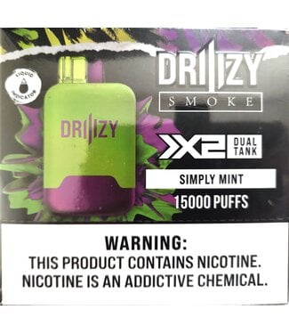 DrIIIzy Simply Mint DrIIIzy Smoke 2x Dual Tank 15,000 Puffs