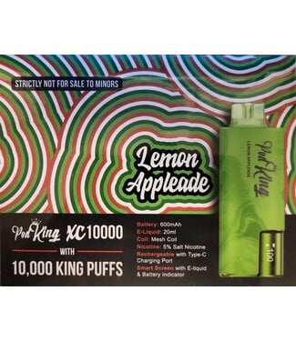 Pod King Lemon Appleade Pod King XC 10,000 Puffs