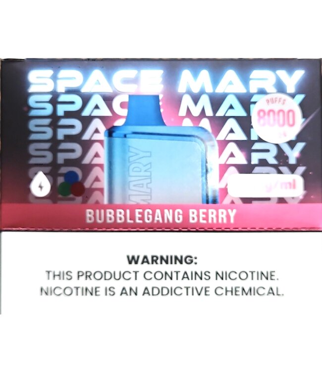 Bubblegang Berry Space Mary SM 8000 Puffs