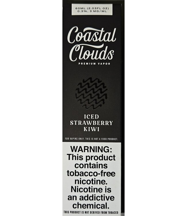 3MG Iced Strawberry Kiwi Costal Clouds
