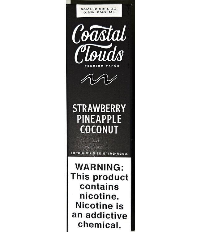 6mg Strawberry Pineapple Coconut Costal Clouds 60ml