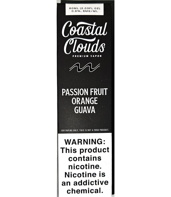 6mg Passion Fruit Orange Guava Costal Clouds - 60ml
