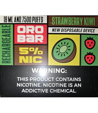 Oro Bar Strawberry Kiwi Oro Bar 7500 puff