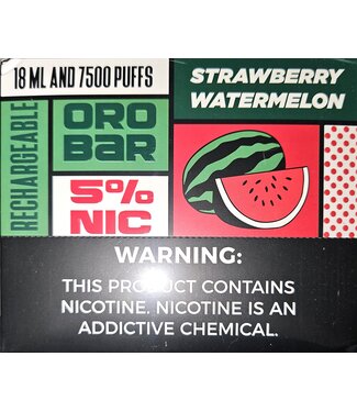 Oro Bar Strawberry Watermelon Oro Bar 7500 puff