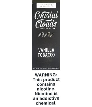 Coastal Clouds Coastal Clouds 60ml Vanilla Tobacco  6mg