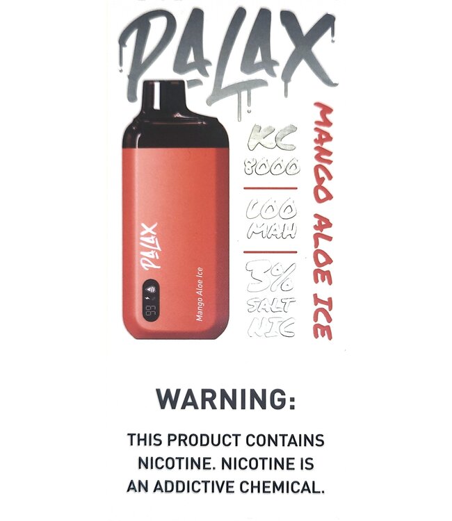 3% Mango Aloe Ice Palax KC 8000 Puffs