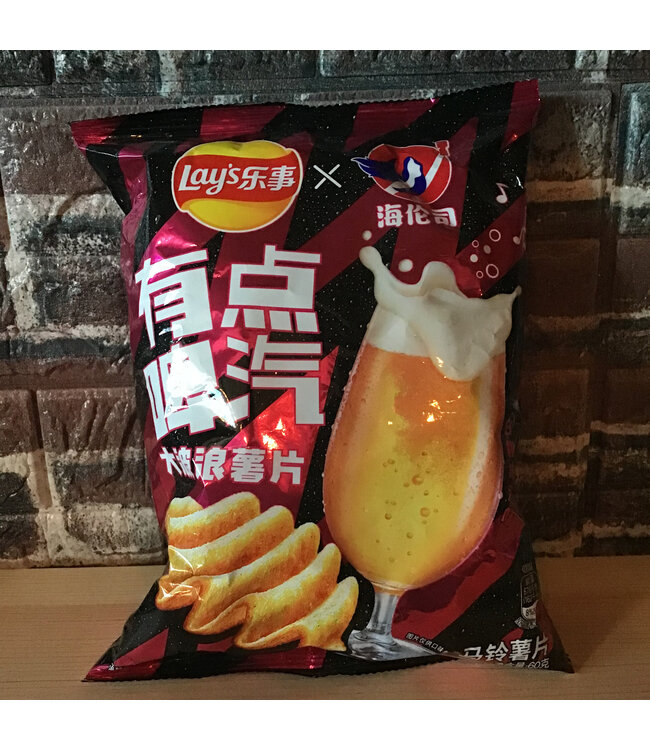 White Peach Beer Styled Champagne Lays Chips