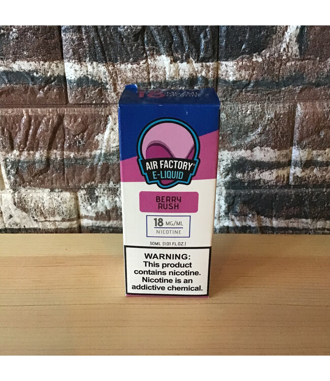 18mg Berry Rush Air Factory Salts