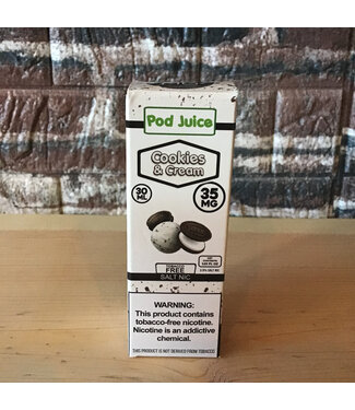 Pod Juice 35mg Cookies and Cream Pod Juice