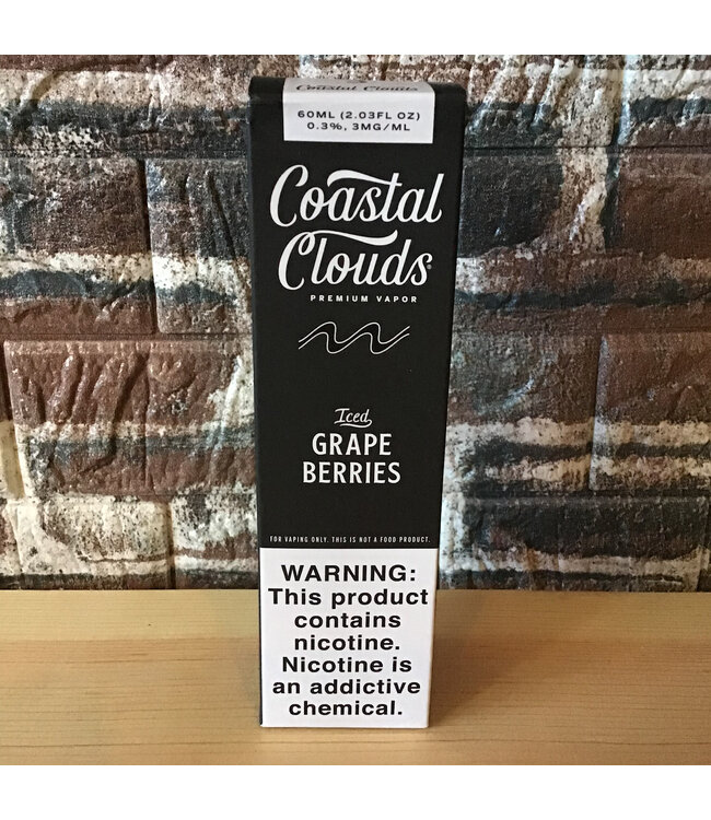 3mg Iced Grape Berries Costal Clouds - 60ml