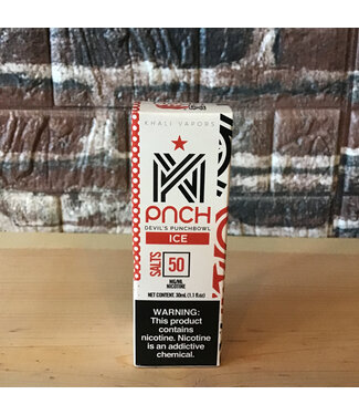 Khali Vapors 50mg Pnch Devils Punchbowl Ice Salts - 30ml