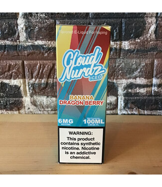 Cloud Nurdz 6mg Banana Dragon Berry Iced  Cloud Nurdz - 100ml