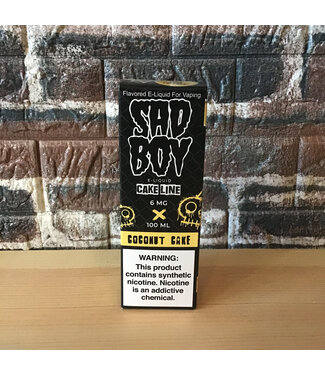 Sad Boy 6mg Coconut Cake Sad Boy - 100ml