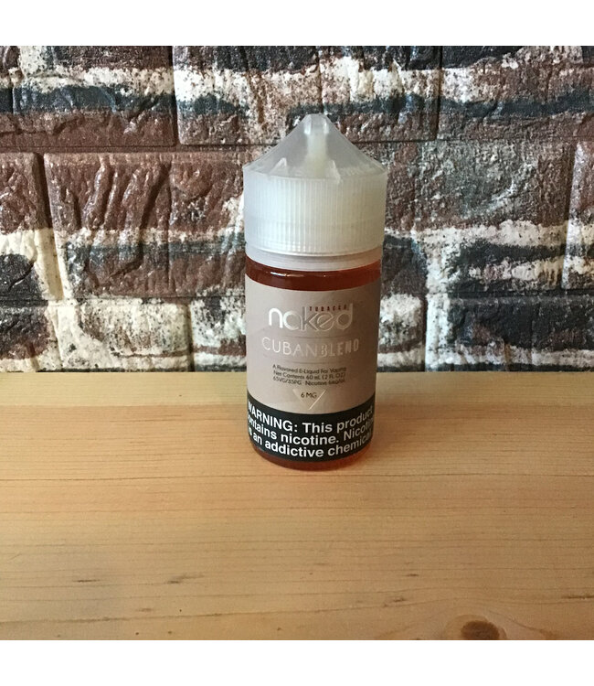6mg Cuban Blend Naked 100 - 60mL