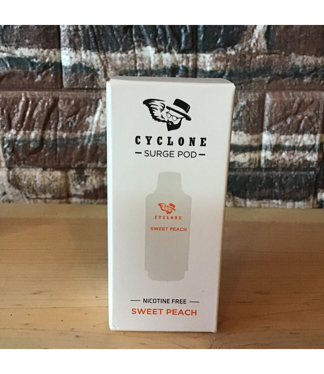 0mg Sweet Peach Surge Pod by Cyclone Nicotine Free