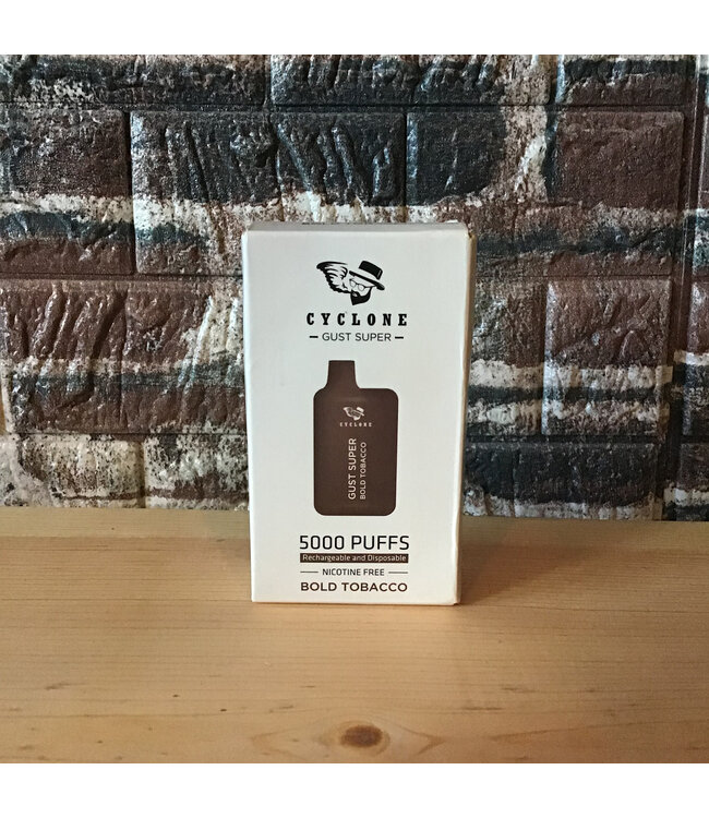 Cyclone 0mg Bold Tobacco Disposable by Cyclone Nicotine Free