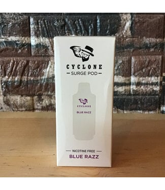 Cyclone 0mg Blue Razz Surge Pod by Cyclone Nicotine Free