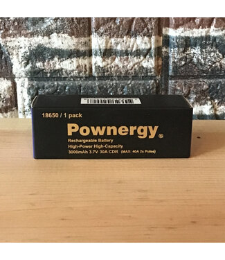 Pownergy Pownergy Battery 18650 3000mAh - 1 Pack
