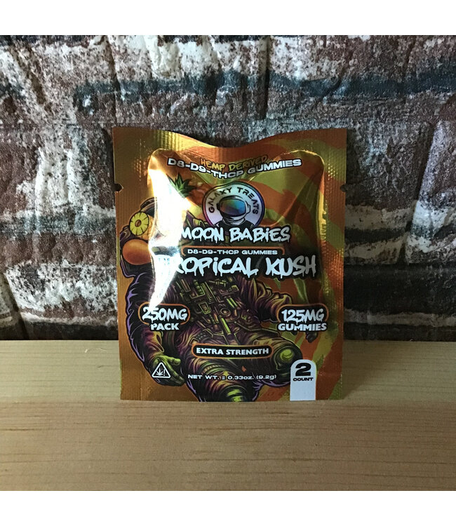 Galaxy Treats Moon Babies 250mg per pack d8/d9/thcp Tropical Kush