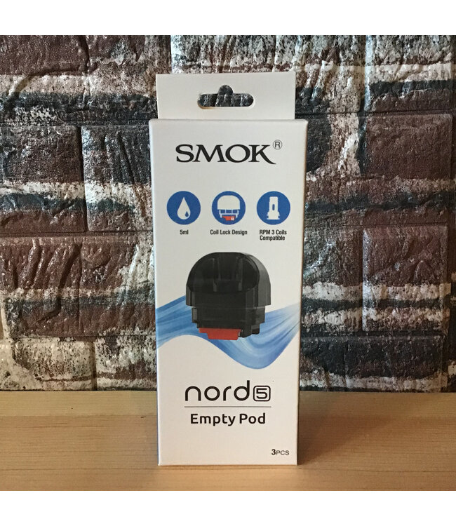 Smok Nord 5 Empty Replacement Pod - 3 Pack