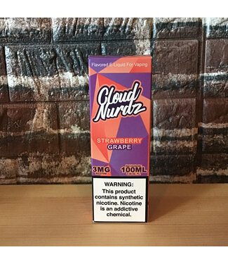 Cloud Nurdz 3mg Strawberry Grape Cloud Nurdz - 100ml