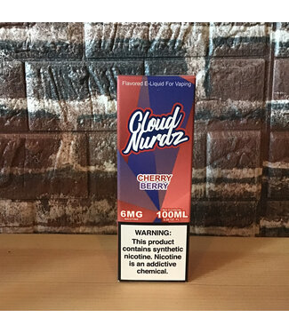 Cloud Nurdz 6mg Cherry Berry Cloud Nurdz - 100ml