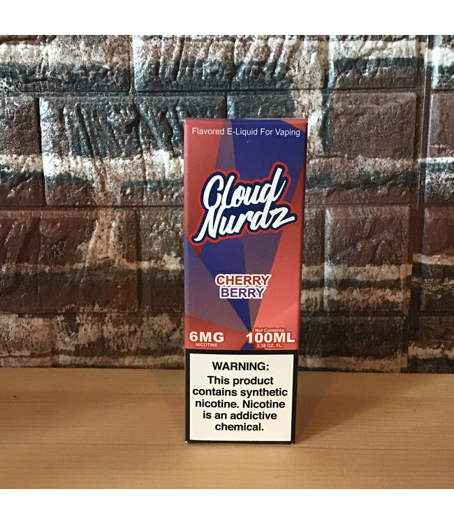 6mg Cherry Berry Cloud Nurdz - 100ml