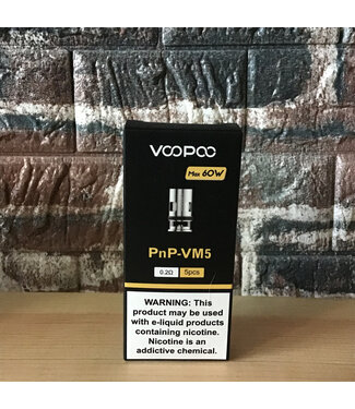 Smok VooPoo PnP-VM5 Replacement Coil- 5 Pack Ohms 0.2