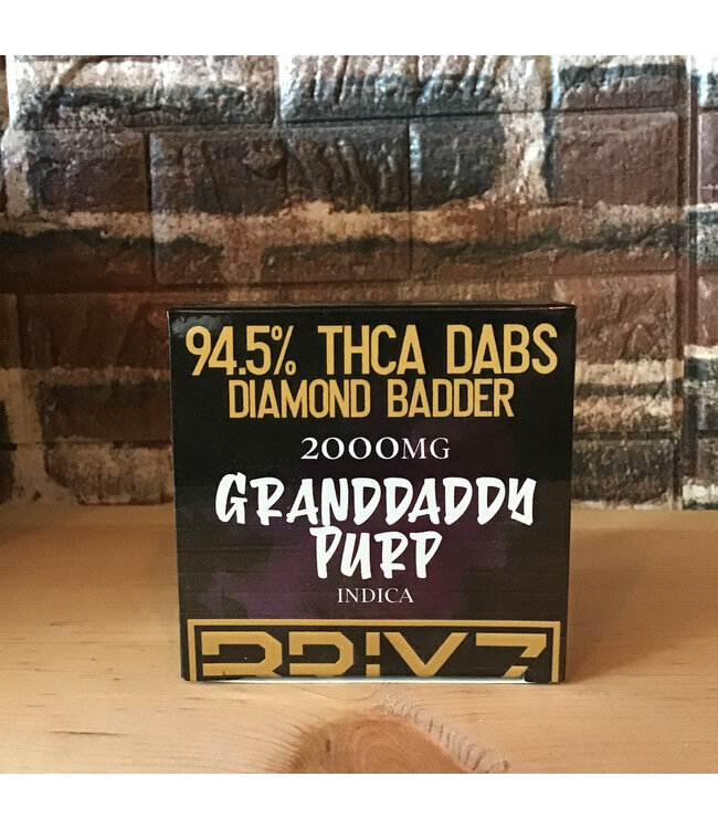 2g Granddaddy Purp Brixz THCA Diamond Badder Dabs