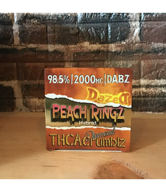 Dazed 2g Peach Ringz Dazed THCA Diamond Crumblz Dabs