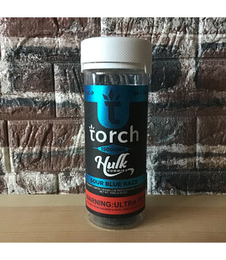 Torch Hulk Gummies Sour Blue Razz 20pc 15000mg