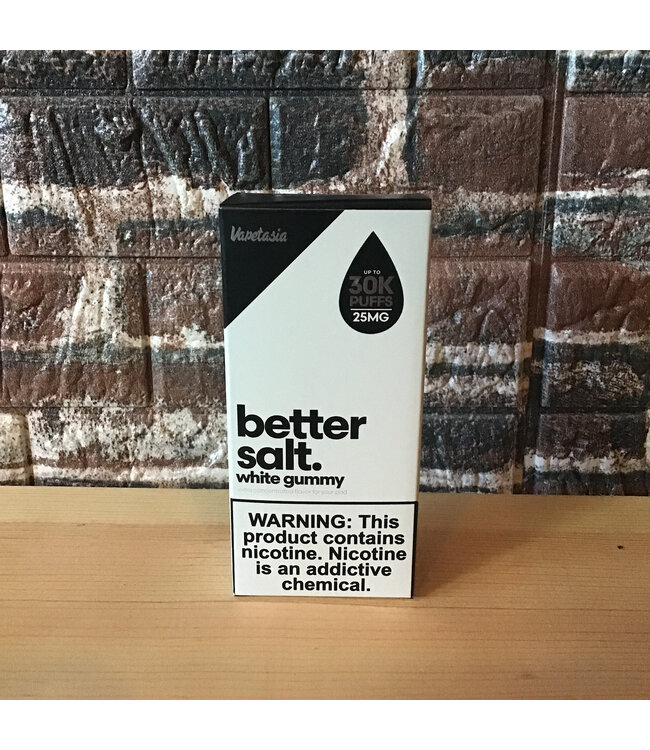 25mg White Gummy Better Salts - 30ml