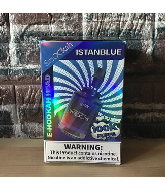 Smookah Smookah 2n1 Disposable Hookah Head 100k Istanblue