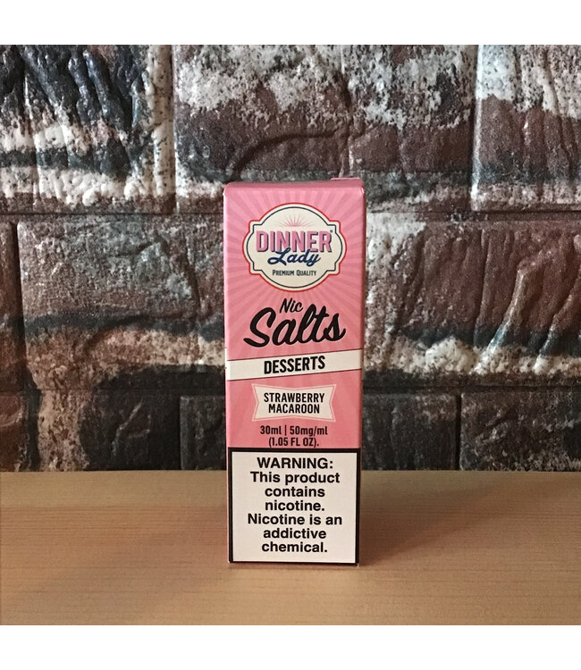 50mg Strawberry Macaroon Dinner Lady Deserts -30ml